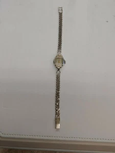 Vintage Bulova Ladies Watch w/ White Gold Bracelet - Picture 1 of 7