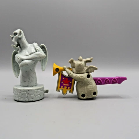 Lot of 2 Grey Gargoyles The Hunchback of Notre Dame Action Figures Mattel McD Cover
