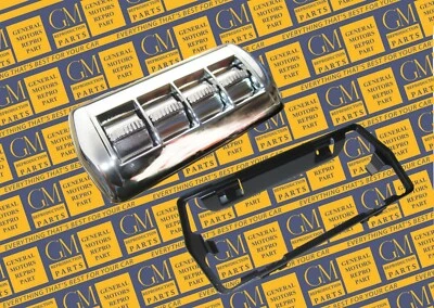 Interruptor de ventana eléctrica de 4 botones GM & Packard 1948-1953 con bisel cromado y retenedor Foto 1 de 4