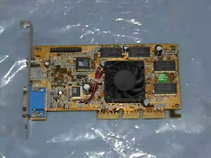 GeForce 2 MX-200 64MB, AGP 4x with ORIGINAL BOX & MANUAL, BRAND: VIDEOEXCEL - Picture 1 of 5