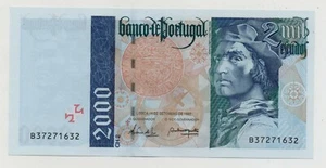 PORTUGAL 2000 ESCUDOS 1997 PICK 189 UNC  - Picture 1 of 2