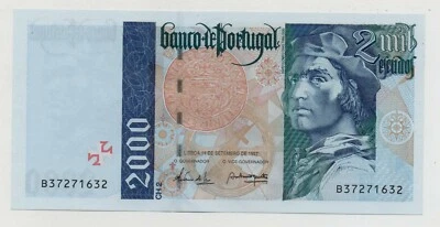 PORTUGAL 2000 ESCUDOS 1997 PICK 189 UNC  - Image 1 of 2