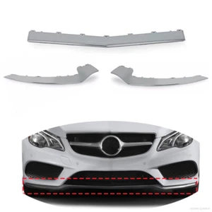 3pcs Front Bumper Molding Trim For Mercedes Benz E Calss W207 E350 E550 2014-17 - Picture 1 of 10