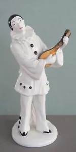 Porzellan Figur Skulptur Pierrot Porzellanfigur - Bild 1 von 5