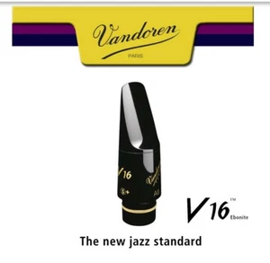 Vandoren V16 Tenor Hard Rubber Saxophone Mouthpiece T6 T7 T8 - Picture 1 of 2