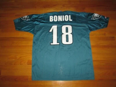 1997 - 1998 罕见 复古 1990 年代 Chris Boniol 费城老鹰队冠军球衣踢球 — 第 1/4 张图片