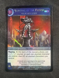 VS System TCG MAA-018 Survival of The Fittest Age of Apocalypse Foil LP - Picture 1 of 2