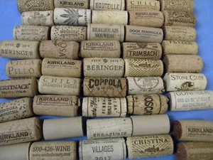 Corks Craft Project 25 Used Wine Corks Mix types & wineries for Crafts Projects - Picture 1 of 3