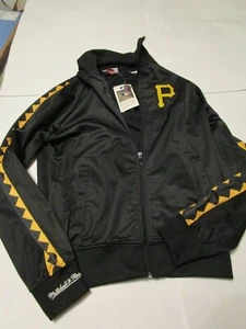 Mitchell &Ness Pittsburgh Pirates Gold Century Coat Jacket Men's Small NWT - Picture 1 of 9