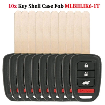 10 Para Honda CR-V CRV 2014-2016 Mando a distancia sin llave Carcasa 4B Llavero MLBHLIK6-1T Foto 1 de 4