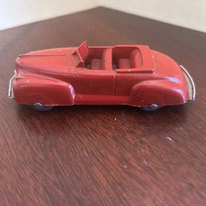 Vintage Tootsie Toy 1940’s Chrysler Windsor Convertible In Red w/black Tires - Picture 1 of 7