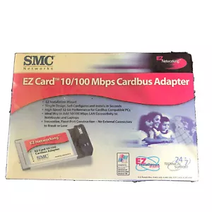 SMC Ez Card 10/100 Mbps Cardbus Adapter SMC8036TX, New - Picture 1 of 7