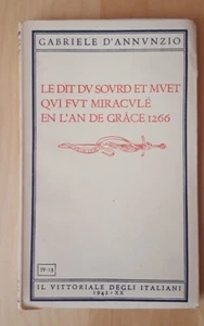 Le dit du sourd et muet qui fut miraculè en l'an de grace 1266 - D'Annunzio 1942 - Foto 1 di 1