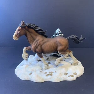 Anheuser Busch Clydesdale Horse Figure Collection Running Free CLYD12 - Picture 1 of 9