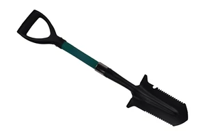 Pala de jardinero pala de raíz punta de hoja en V para suelos duros y raíces pala de 72 cm - Imagen 1 de 9