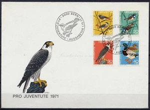 FDC Switzerland 1970, Birds, Pro Juventute. - Picture 1 of 2