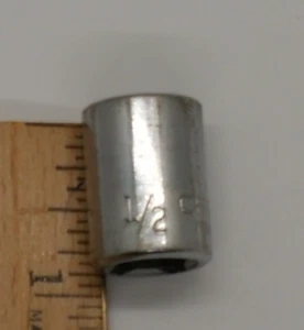 Enchufe poco profundo Craftsman 3/8" Drive 1/2" 6 puntos SAE VV 43003 EE. UU. - Imagen 1 de 5