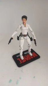 3.75 1:18 Scale custom action figure Black Widow White Marvel Universe Scale - Picture 1 of 7