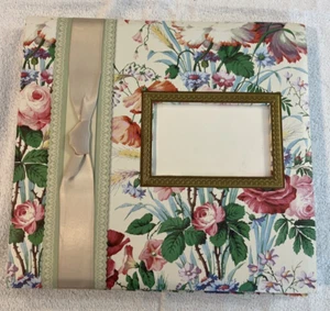 NOS Anna Griffin 12 x 12 Rose Floral Instant Scrapbook Album Post Bound 20 Pages - Picture 1 of 22