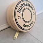 Burberry Goddess Round Make Up Case Pouch With Zip New Release Ltd Edition