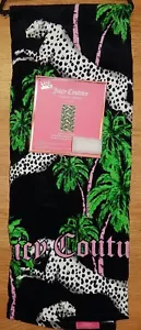 JUICY COUTURE Los Angeles CA 36 X 68" COTTON BEACH TOWEL LEOPARD NEW AUTHENTIC - Picture 1 of 3