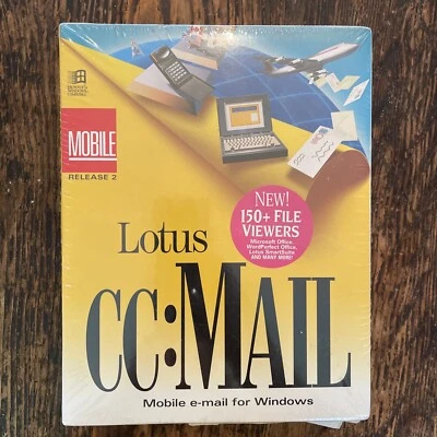 Lotus cc Mail Version 2.2 Mobile Email For Windows Total Messaging Solution NEW - Image 1 of 4