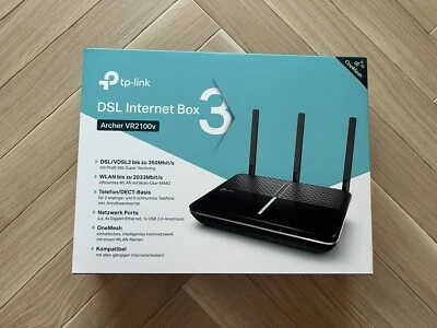 TP-LINK Archer AC1200 Wireless Modem Router - Schwarz - Bild 1 von 2
