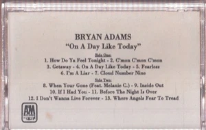 bryan adams on a day like today  cassette promo - Bild 1 von 2