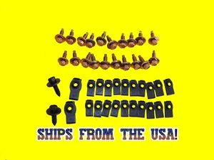 Fender Mount Hardware Bolt & Clip Kit For 1973 1979 73 79 Ford Truck F100 F350 - Picture 1 of 2