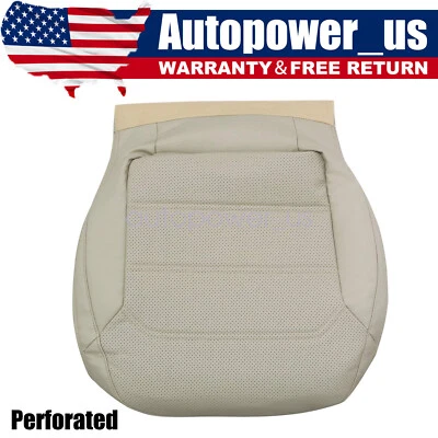 2012 - 2020 For Volkswagen Passat Driver Bottom Perforated Leather Cover Tan - Image 1 of 4