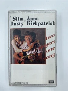 Two Singers One Song - Slim Dusty, Anne Kirkpatrick Cassette 1989 - Picture 1 of 3