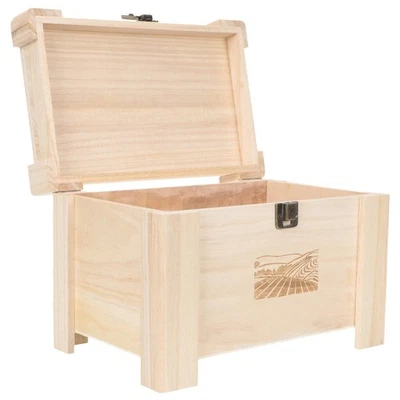  Cofanetto Tisane Tisana Piccola Cassapanca in Legno Contenitore Per Il Tè - Immagine 1 di 4