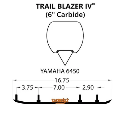 Corredores de carburo Woodys Trail Blazer IV tapa plana para Yamaha VX600 VMAX 1997-1999 Foto 1 de 2