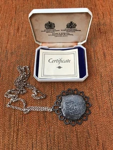 Lucayan Beach 8 Reales Cob Pirate Treasure Circa 1628 Vendido por Spink - Imagen 1 de 6