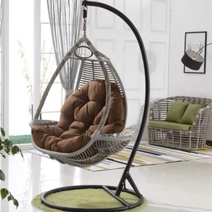 Hanging Egg Chair Cushion Soft Hammock Chair Cushion for Garden Office Patio - Picture 1 of 42