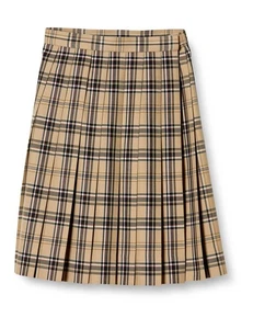 [Olive de Olive School] Falda Plisada 18 Pliegues 1J40021 Niñas 22 Camel x Negro W - Imagen 1 de 7