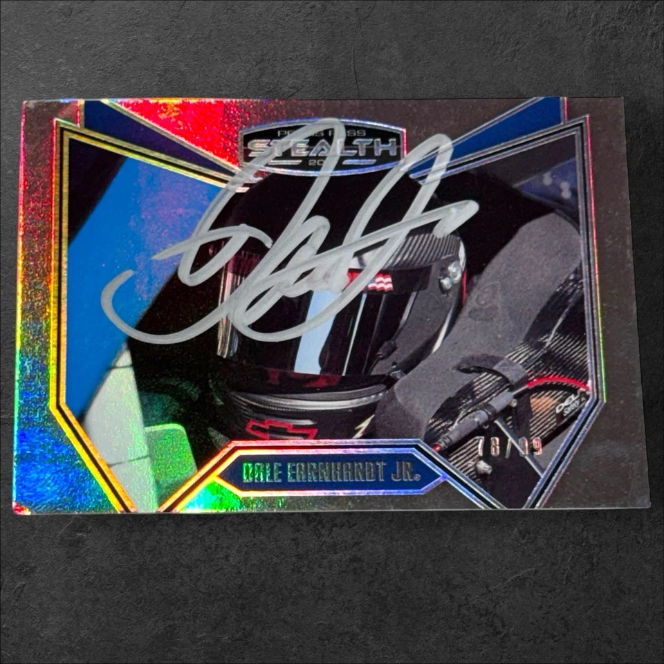 Dale Earnhardt Jr signed NASCAR CHAMP HOFer 2011 PRESS PASS STEALTH #78/99 - Image 1 of 1