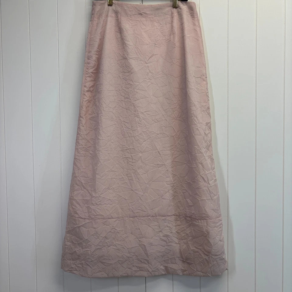 Maxi Falda Pure Alfred Sung Para Mujer Dinero Antiguo Cóctel Arrugado Talla 12 Vacaciones Foto 1 de 4