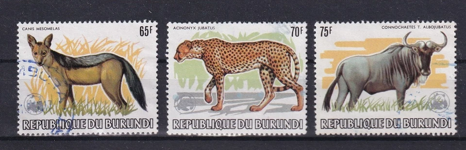 [TM5659] Burundi N°901/903 WWF Wildlife Nature USED SUPERB - Image 1 of 1