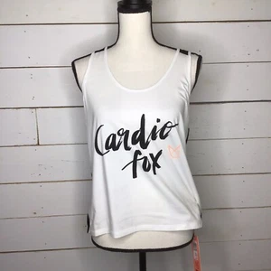 Nuovo MINKPINK Cardio Fox Tank, Bianco, Donna Medium - Foto 1 di 7