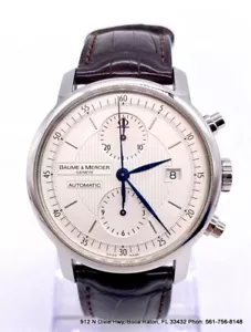 Baume & Mercier Classima Automatic Men's Chronograph Watch - 42mm Model 65560 - Picture 1 of 18