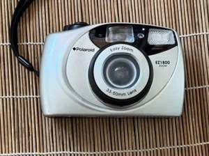 Vtg. Polaroid Camera EZ1800 EASY ZOOM 35mm Film Camera 33-50mm lens Tested - Picture 1 of 9
