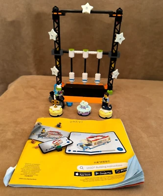 60341 LEGO Complete City The Knockdown Stunt Challenge motorcycle girl rider - Image 1 of 3