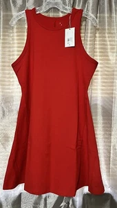 A New Day Women’s Red Tank Stretch Pullover Dress Size Medium New - Picture 1 of 4