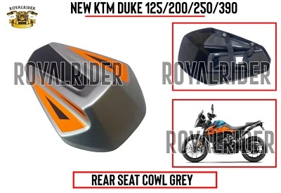 ASIENTO CAPÓ TRASERO FIBRA CARBONO GRIS KTM DUKE 125/200/250/390 Foto 1 de 4