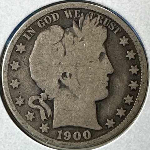 1900 50C Barber Half Dollar (75084) Cover