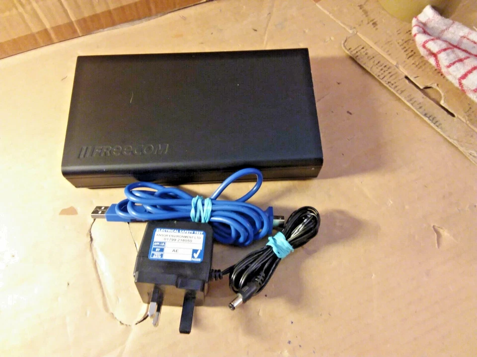 RARELY USED FREECOM  CLASSIC  HARD DRIVE 160 GB WITH USB CABLE - Image 1 of 4