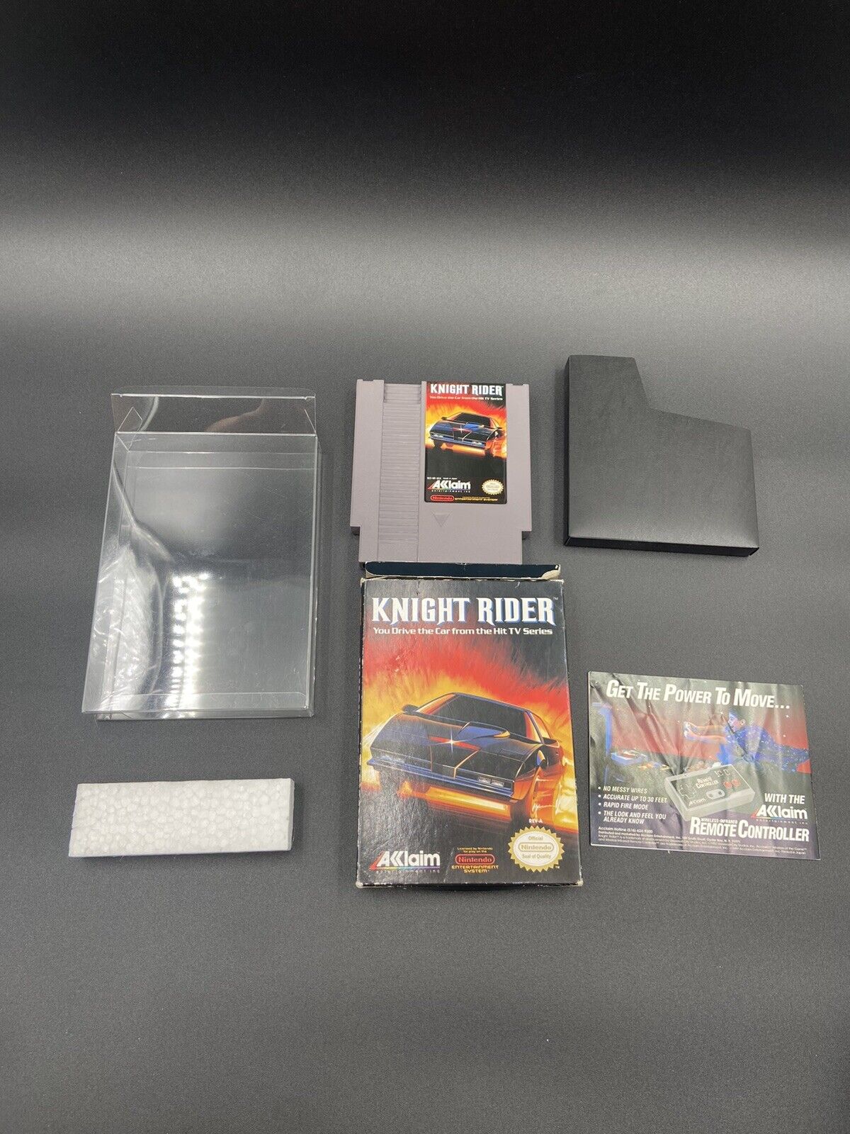 Knight Rider Nintendo Entertainment System, 1989 Authentic Nes Cib Complete Rare