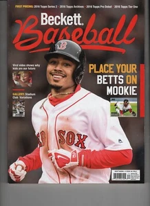 REVISTA DE BÉISBOL BECKETT MOOKIE BETTS SEPTIEMBRE 2016 SIN ETIQUETA - Imagen 1 de 1