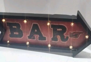 Light Up Bar Sign Mancave, Bar Room - Picture 1 of 6